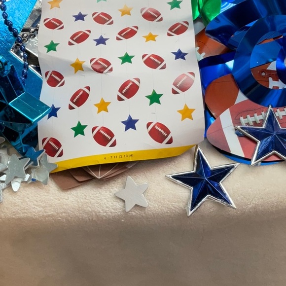 NFL Blue and Silver Star Decorations - Picture 7 of 8